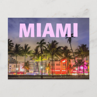 MIAMI SSOUTH BEACH POSTCARD