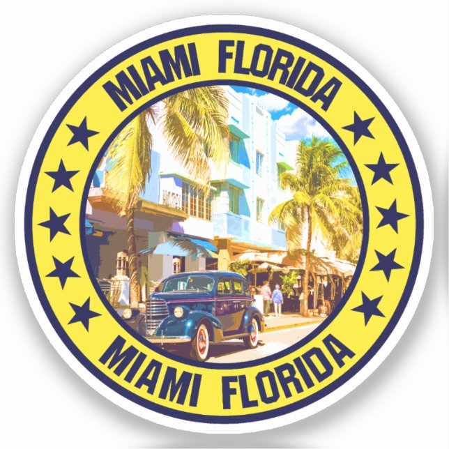 Miami                                              sticker (Front)