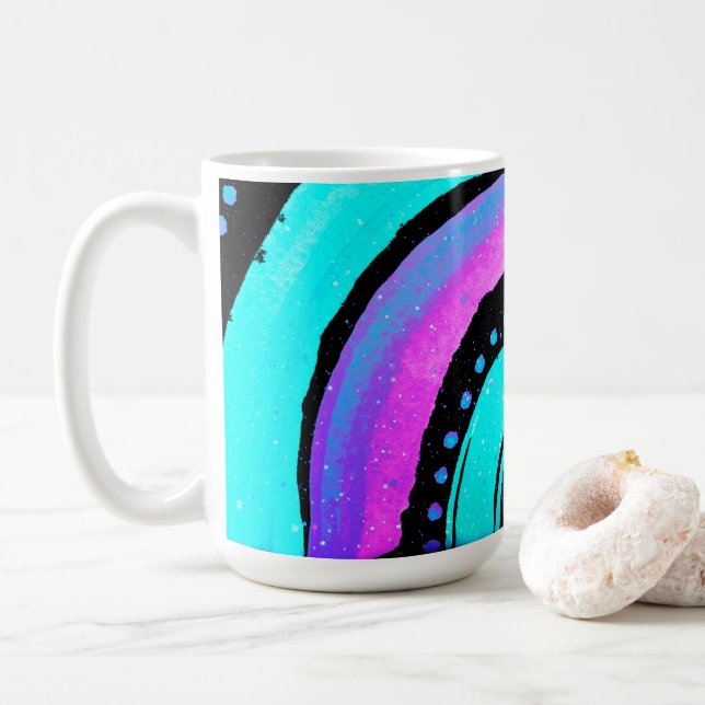 Miami Style Fun  Coffee Mug (With Donut)