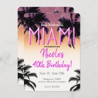 Miami Summer Girls Weekend Birthday Party