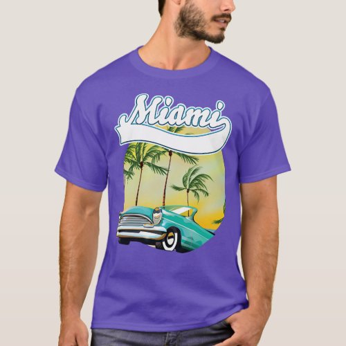 Miami Sunset T_Shirt