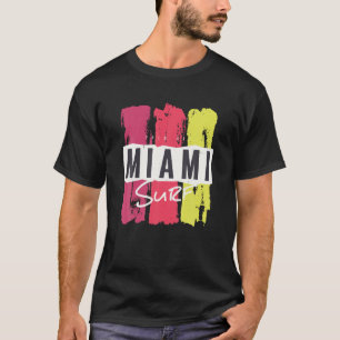 Miami Surfing T Shirt For Men Women Or Kids