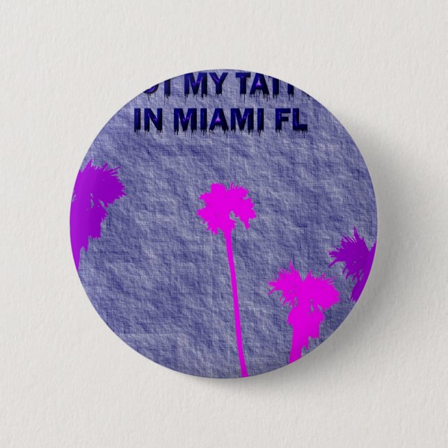 MIAMI TATTOO PINBACK BUTTON (Front)