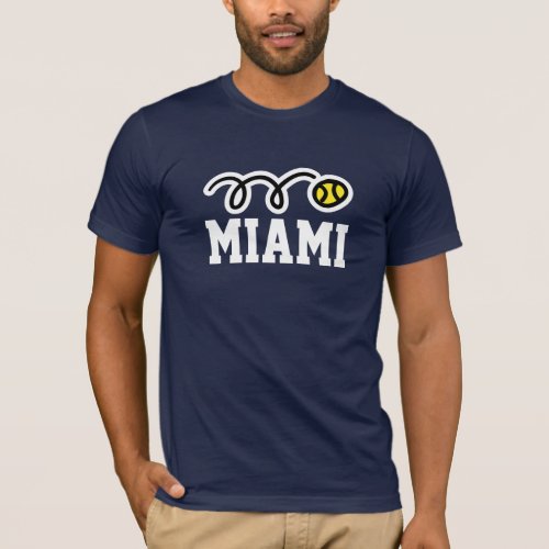 Miami tennis t_shirts for men women  kids