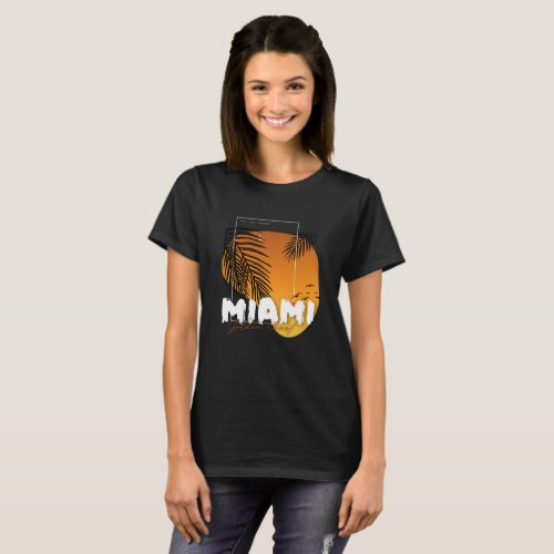 Miami the Golden Coast Tshirt