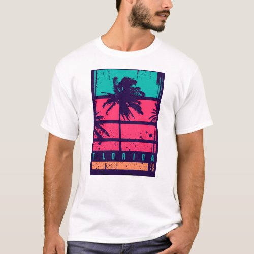 Miami Vibes _ Florida Summer T_Shirt
