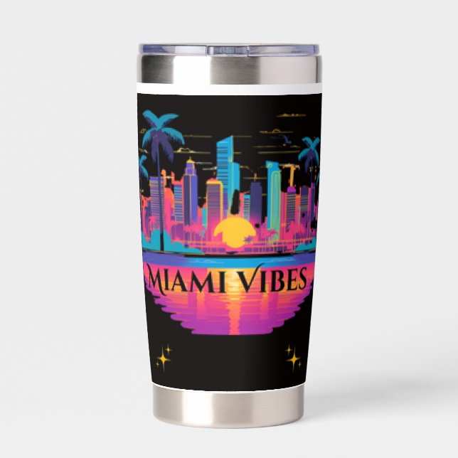 Miami Vibes Tumbler (Back)