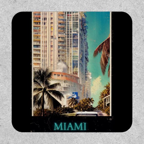 Miami vintage poster By CallisC Patch