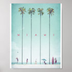 Miami Vintage Travel Poster