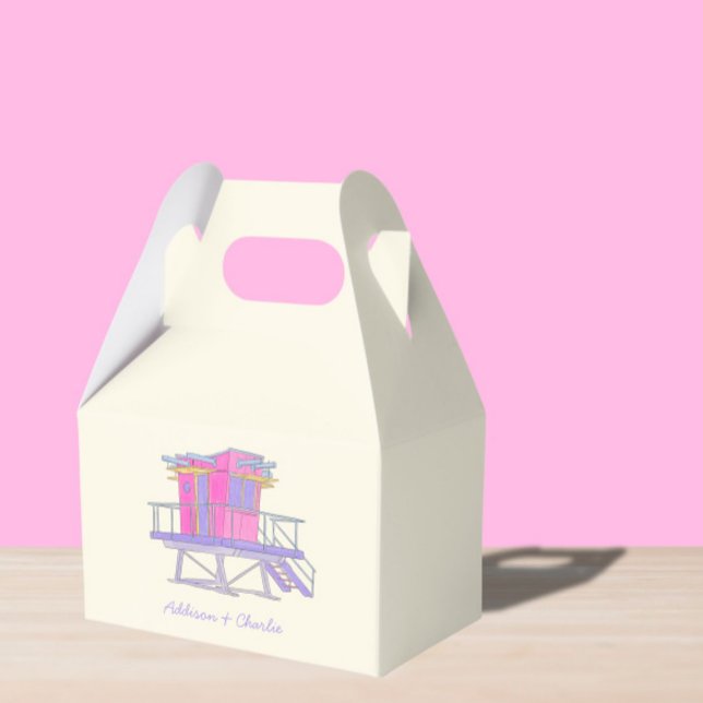Miami Wedding  Favor Boxes (Creator Uploaded)