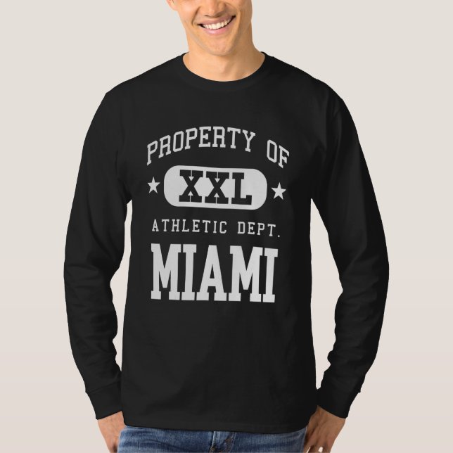 Miami XXL Athletic School Property T-Shirt (Front)