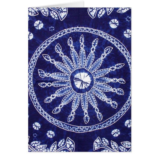 Miao Indigo Tie-Dye #4 Cards (Front)