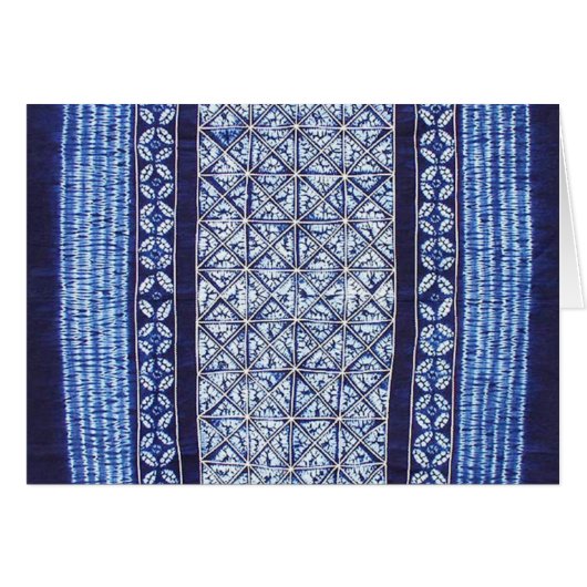 Miao Indigo Tie-Dye #5 Cards (Front Horizontal)