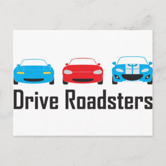 miata 3 gens postcard
