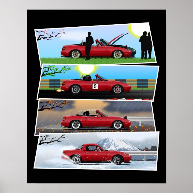 Miata All Season Poster (Front)