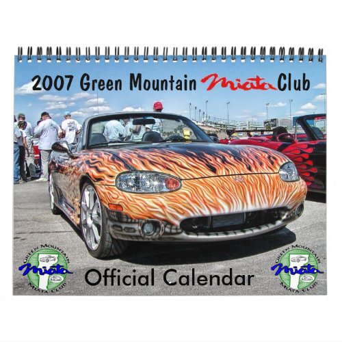 Miata Club Calendar