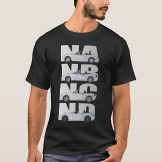 Miata Generations Silver T-Shirt