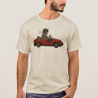 Miata Mike Art: Hannya Pilots Love Miatas T-Shirt