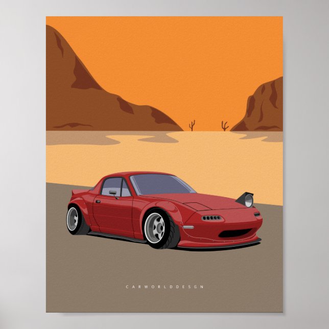 Miata MX5 Poster (Front)
