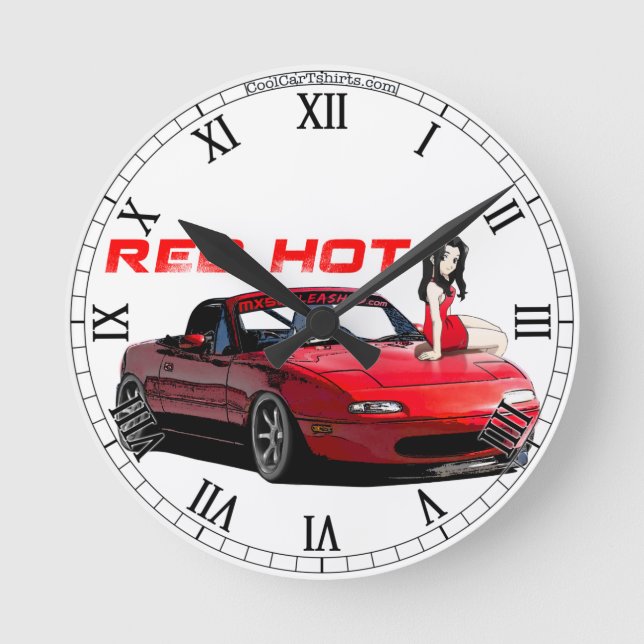 Miata MX-5 Red Hot, Clock (Front)