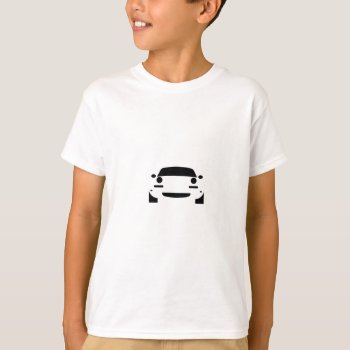 Miata Outline T-shirt by No_Traction_Designs at Zazzle