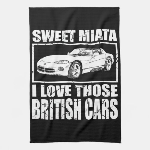 Miata Viper british car joke Towel