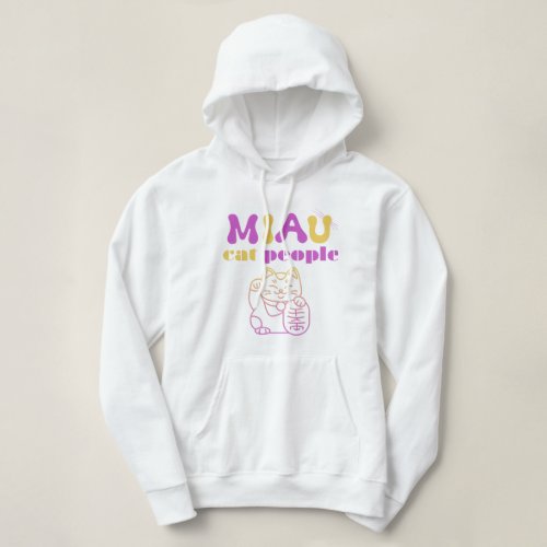 Miau cat people hoodie