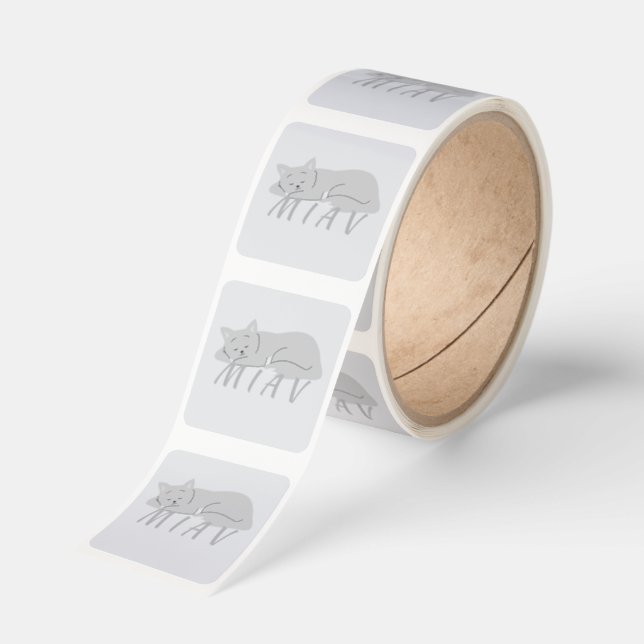 MIAV | A SOFT DESIGN SQUARE STICKER (Roll)