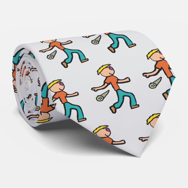 Mic Drop Neck Tie (Rolled)