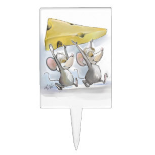 Mic & Mac Bringing In The Cheese Cake Topper