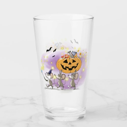 Mic Mac  Moes Happy Halloween Glass Cup