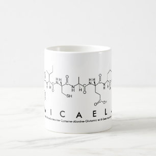 Micaela peptide name mug