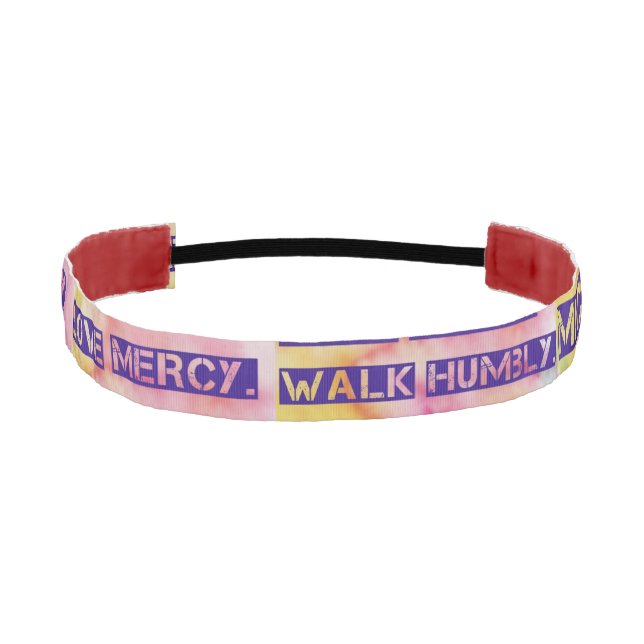 Micah 6:8 Headband (Front)