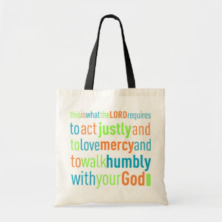 Micah 6:8 Tote Bag