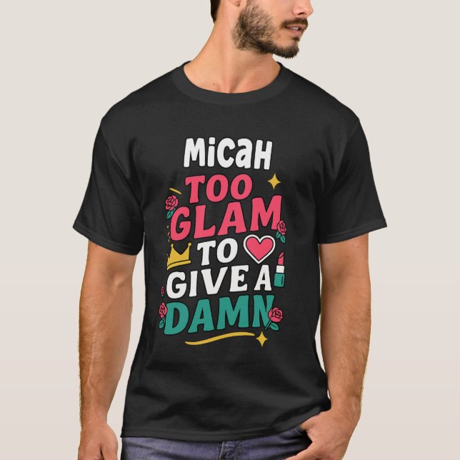 MICAH Personalized Women's Gift Custom MICAH T-Shirt (Front)