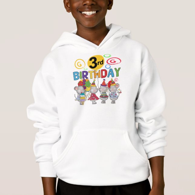 Mice 3rd Birthday T-shirts and Gifts (Front)