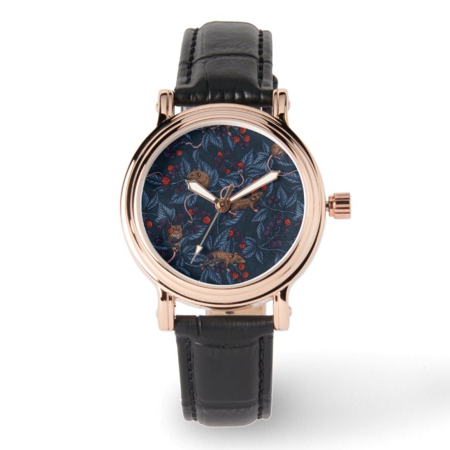 Mice and blackberries on navy watch (Front)
