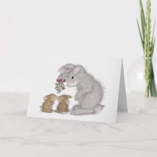 Mice and Bunny Anniversary Thank You Card