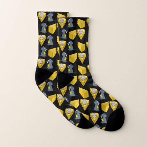 Mice and Cheese All_Over_Print Socks