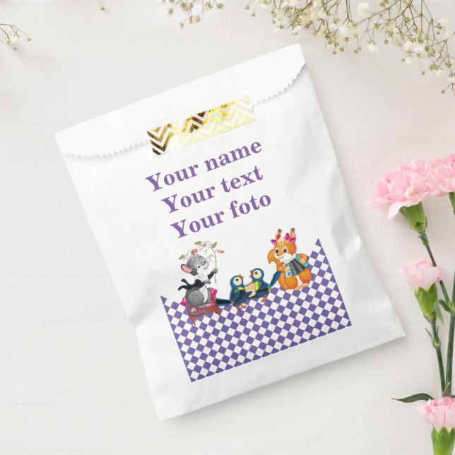 Mice and squirrels play a concert favor bag (Sealed)