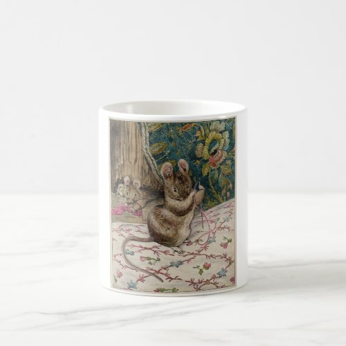 Mice at Work Threading the Needle Beatrix Potter Coffee Mug