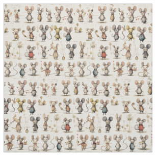 Mice Magic: Whimsy Mice Fabric