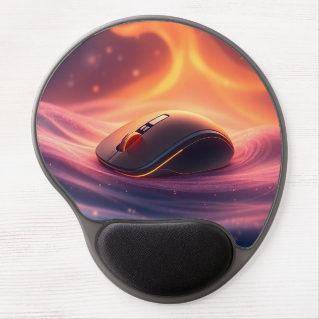 Mice mat with gel. gel mouse pad (Front)