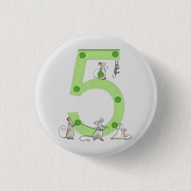 Mice Sew Five Button (Front)