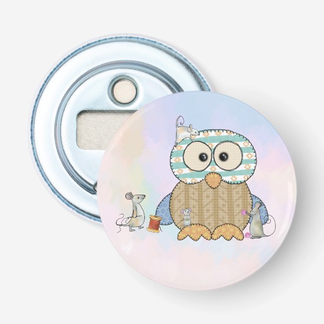 Mice sew owl bottle opener (Front)