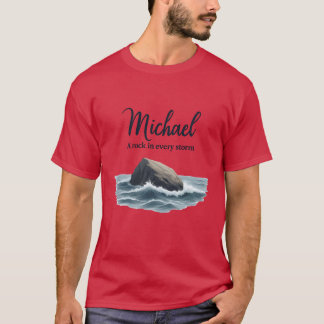 Michael a rock in every storm vintage T-Shirt