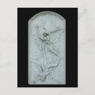 Michael and Lucifer ~ postcard