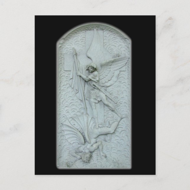 Michael and Lucifer ~ postcard (Front)