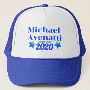 Michael Avenatti for President 2020- Blue Trucker Trucker Hat