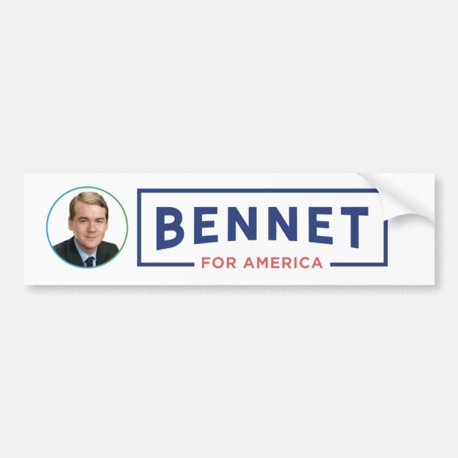 Michael Bennet for President 2020 Bumper Sticker (Front)